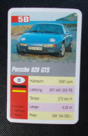 Trading Cards - ( 6 X 9,2 Cm ) 1993 - Cars / Voiture - Porsche 928 GTS - Allemagne - N°5B - Motoren