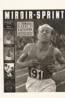 Emil ZATOPEK Champion Olympique à Helsinski - Athlétisme