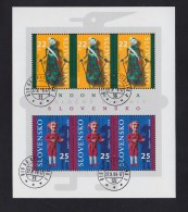 Bloc De 3X2 Timbres 2006 Marionnettes Indonésie Obl. YT 470/471 ; Sheet Puppen 2006 Used Mi 542/543 - Usados