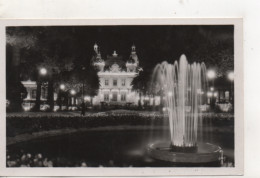 Cpa-Monaco.Monte-Carlo.Eclairage De Nuit Dans Les Jardins Du Casino - Monte-Carlo