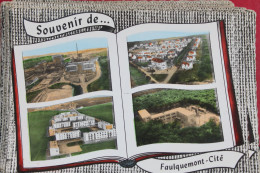 FAULQUEMONT  CITE      -         CARTE  MULTI  VUES  AERIENNES   EDITIONS  LAPIE        1963 - Faulquemont