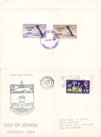 ISLE OF JETHOU 1964  EUROPA  FDC - 1964