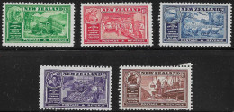 NEW ZEALAND..1936..Michel # 226-230...MLH. - Unused Stamps