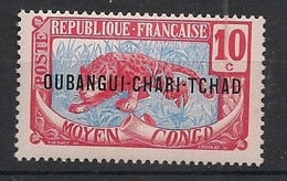 OUBANGUI - 1915-18 - N°Yv. 5 - Panthère 10c - Neuf Luxe ** / MNH / Postfrisch - Neufs