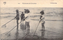 BELGIQUE - WENDUYNE - Pêcheuses De Crevettes - Carte Postale Ancienne - Otros & Sin Clasificación