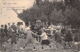 BELGIQUE - HEYST - Les Enfants Dansant En Ronde Autour Du Troubadour - Carte Postale Ancienne - Heist