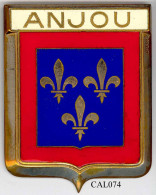 CAL074 - PLAQUE CALANDRE AUTO - ANJOU - Andere & Zonder Classificatie