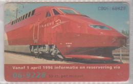 NETHERLANDS 1996 ARENA CARD THALYS TRAIN PARIS AMSTERDAM RAILWAY LOCOMOTIVE - Trains