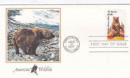 États-Unis FDC 1987 1742 Ours Brun Alaska - 1981-1990