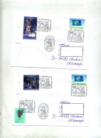 Lettre  Cachet Wien  Magie Avent - Lettres & Documents