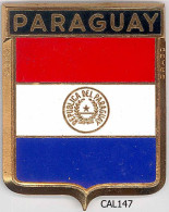 CAL147 - PLAQUE CALANDRE AUTO - PARAGUAY - Other & Unclassified