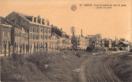 BELGIQUE - HERVE - Vue D'ensemble Vers La Gare Prise Du Pont - Edit Mathot - Carte Postale Ancienne - Herve