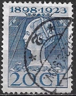Plaatfout Vlekje Op De Ondervoet Van De 2 Van 1923 In 1923 Jubileumzegels 20 Cent Lijntanding 11½ X 12 NVPH 125 G PM - Abarten Und Kuriositäten
