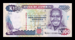 Zambia 100 Kwacha 1991 Pick 34 Sc Unc - Zambie