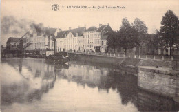 BELGIQUE - AUDENARDE - Au Quai Louise Marie - Carte Postale Ancienne - Verviers