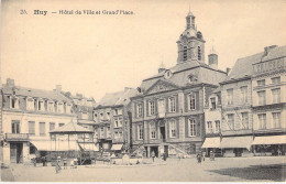 BELGIQUE - HUY - Hôtel De Ville Et Grand'Place - Carte Postale Ancienne - Huy