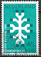 Plaatfout Groene Dagonale Kras (zegel 70) In 1969 Kankerbestrijding 45 + 20 Ct Groen NVPH 929 PM 2 - Errors & Oddities