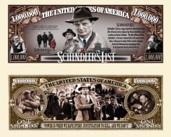 USA - FANTASY NOTE - SCHINLER'S  LIST - UNC / SERIES  MOVIES - Other & Unclassified