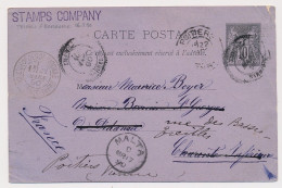 BFE CARTE ENTIER SAGE TRIPOLI BARBARIE VIA MALTE POITIERS FRANCE COVER CARD MALTA - Lettres & Documents