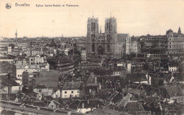 BELGIQUE - Bruxelles - Eglise Sainte Gudule Et Panorama - Carte Postale Ancienne - Autres & Non Classés