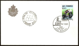 SAN MARINO 1981 - GRAN PREMIO MOTOCICLISTICO SAN MARINO - FDC - M - Moto