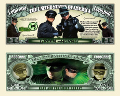 USA - FANTASY NOTE - GREEN  HORNET - UNC / SERIES  MOVIES - Other & Unclassified