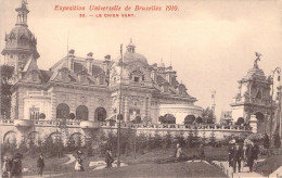 BELGIQUE - Bruxelles - Exposition1910 - Le Chien Vert - Carte Postale Ancienne - Autres & Non Classés