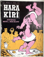 Hara Kiri Revue Bête Et Méchante Numéro 31 Septembre 1963  Très Bon état, Frais D'envoi Offerts - Humour