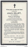 ETALLE ..-- Mr Joseph GILLET , Veuf De Mme Rosalie BONDEAU . Né En 1849 , Décédé En 1916 . - Etalle