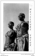 Jeunes Filles Noires.Seins Nus.Scarifications.Carte Meilleurs Voeux De Hoa-Qui N°34. - Non Classés