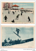 Saut En Ski. Ski Jumping. Skating On Dufferin Terrace.Canada. - Sports D'hiver
