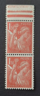 France 1944  N°652 Petit Format Tenant à Normal ** TB - 1939-44 Iris