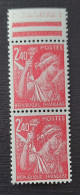 France 1944  N°654 Petit Format Tenant à Normal ** TB - 1939-44 Iris