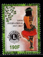 CU0250 Polynesia 2017 Lions Club And Maiden 1V MNH - Andere-Oceanië