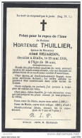 ETALLE ..-- Mme Hortense THUILLIER , épouse De Mr Aimé DEJARDIN . 1880 - 1918 . . - Etalle