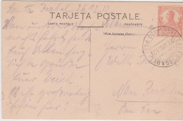 Guinée Espagnole YT N° 119 CAD Santa Isabel (Fernando Poo) 27 DIC 1912 CPA Plaza Santa Isabel - Guinea Española