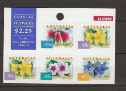 1999 MNH Australia Flolienblatt Mi 1809-12-BA .(5 Stamps) . - Booklets