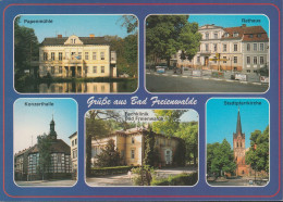 D-16259 Bad Freienwalde - Ansichten - Konzerthalle - Fachklinik - Papenmühle - Nice Stamp - Bad Freienwalde