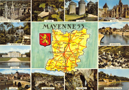 CPSM 53 DEPARTEMENT LA MAYENNE MULTI VUES    Grand Format 15 X 10,5 Cm - Other & Unclassified