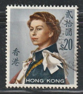 HONG KONG - N°208a Obl (1962-67) Série Courante : 20d - Filigrane Couché - - Used Stamps