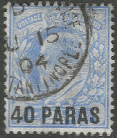 British Levant. 1902-05 KEVII Stamps Of GB Overprinted. 40pa On 2½d Used. SG 8 - Britisch-Levant