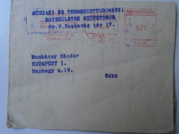 ZA447.11  Hungary ATM / EMA - Freistempel - Red Meter  1964  Invitation  Magyar Agártudományi Egyesület MTESZ - Machine Labels [ATM]