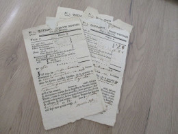 X5 Quittance De Droits D'entre Des Denrées 1784/1785 Amiens Somme - Historical Documents