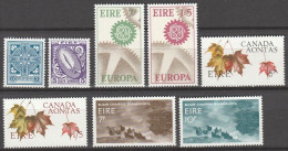 Ireland      .   Y&T     .   8 Stamps     .    **      .   MNH - Ongebruikt