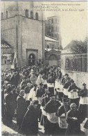 Funérailles Du 15 & 16 Février 1906 AUTUN PARAY LE MONIAL Cardinal Perraud Lot De 4 CPA - Funerali