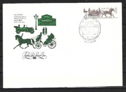 URSS. N°4876 De 1981 Sur Enveloppe 1er Jour. Traîneau. - Diligences