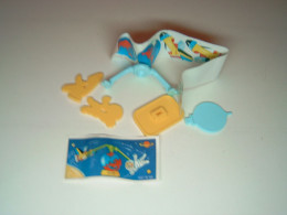 1997 Ferrero - Kinder Surprise - K97 96 - Spaceship And Astronaut + BPZ - Monoblocs