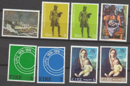 Ireland       .   Y&T      .   8 Stamps    .    **      .   MNH - Ongebruikt