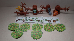 1997 Ferrero - Kinder Surprise - K97 5, 6, 7 & 8 - Tree With Animals- Complete Set + 4 BPZ's - Monoblocs