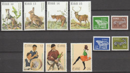 Ireland        .   Y&T      .   11  Stamps   .    **      .   MNH - Ongebruikt